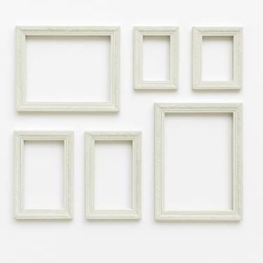 Imagem de Moldura A4, Kit 6 Molduras, Tamanho 10x15 + 15x21 + 21x30(BRANCO)