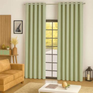 Imagem de Cortina Para Sala Ou Quarto 3,00x2,50 metros - Cida Enxovais, ALECRIM