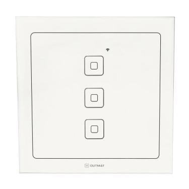 Imagem de Interruptor Wifi Outmat 3 Touch 4X4 Acenda E Apague Pelo Cel