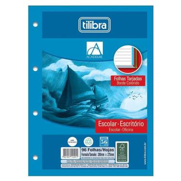 Imagem de Monobloco Univer. Académie Color 4 furos 96 fls Tilibra