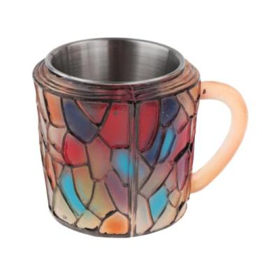 Imagem de YWJLQH Caneca de café, copo para beber, enfeite de mesa, copo de café multiuso, resina para cozinha, escritório, aniversário, leitores, amantes da literatura