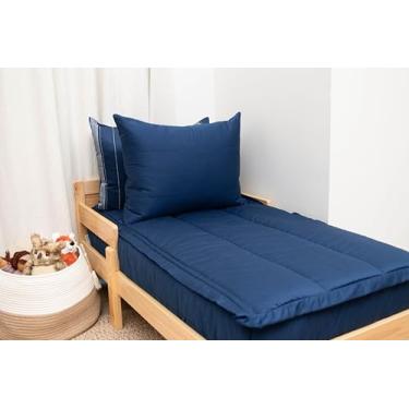 Imagem de Beddy's Jogo de cama com zíper, lençol de baixo, cobertor de aconchego, edredom, fronha(s) e fronha(s) tudo em um, lençol interior de minky com edredom, roupa de cama com zíper para crianças e adultos