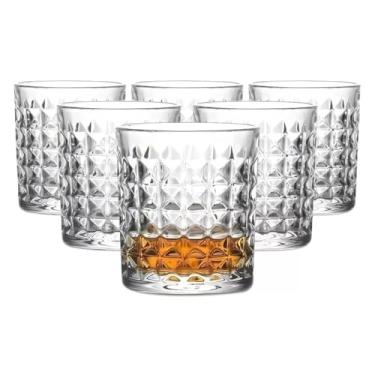 Imagem de Jogo 6 Copos Whisky de Vidro Grosso Resistente Drink 273ml