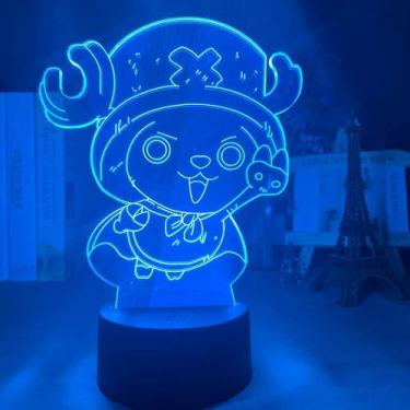 Imagem de One Piece Tony Tony Chopper Night Light 7 Color Change Led - HUOGUO