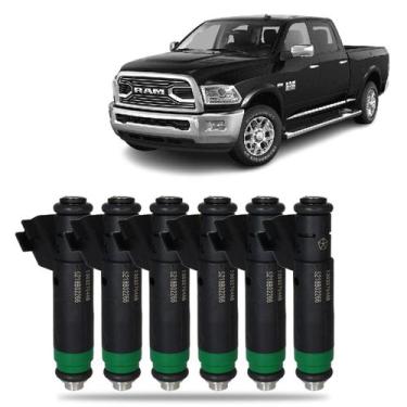 Imagem de 6 Bicos Injetores Dodge Ram Dakota Grand Cherokee 53032704ab - DEKA