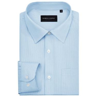 Imagem de Camisa social masculina Alimens & Gentle Stripe de manga comprida