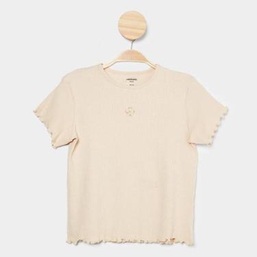 Imagem de Blusa Infantil Hering Casual Menina, Marrom, 10A