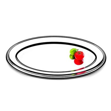 Imagem de Travessa Oval para Buffet Arienzo, 43x68cm, Aço Inox, Brinox