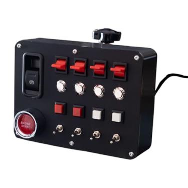 Imagem de Obokidlyamor Simulator American Truck 27 Customizable Button Box 3 For G27/G29/G920/G923 Steering Wheel;PC Central Control Box Controler For ATS/ETS2 for MOZA R3/R5/R9/R12 Base (Style-2)