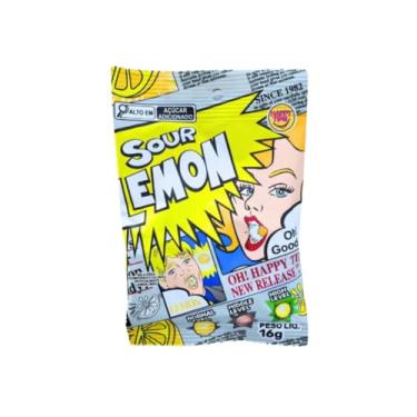 Imagem de Bala Mais Azeda do Mundo Sour Lemon 16g | Importada do Japão | Azedo Extremo de Limão para Desafios Épicos