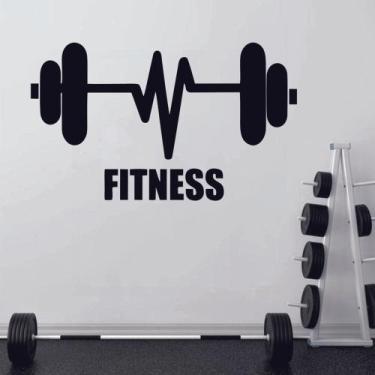 Imagem de Adesivo de Parede Academia Musculação Fitness C2252 - V3 Shop