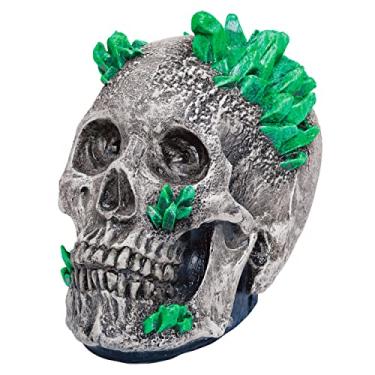 Imagem de Ghoulish Productions Crânio kryptonite decoração de casa Halloween ao ar livre