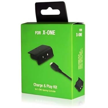 Imagem de Bateria E Cabo Carregador Controle One Charge Play Kit
