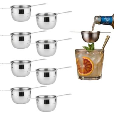 Imagem de Dosador Medidor De Bebidas Inox 50ml Bar Drinks Gin Com Alça de Apoio Jigger Barman (8)