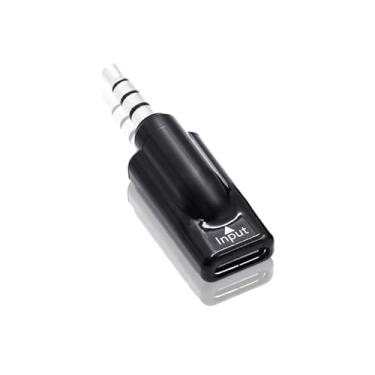Imagem de Poyiccot Adaptador USB C para auxiliar de 3,5 mm (1 unidade), adaptador de conector de fone de ouvido HiFi macho de 3,5 mm para fêmea tipo C compatível com MP3 Players, CD Players, laptops, tablets