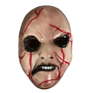 Imagem de Máscara Creepy Fullface Horror Cosplay Bloody Crack PVC - yiweisai