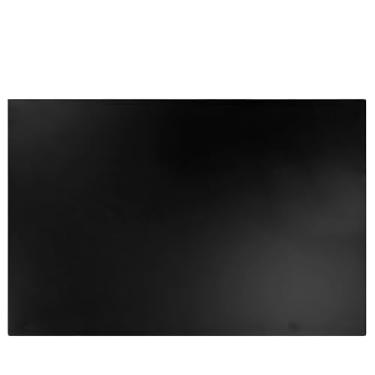 Imagem de Tapete protetor de fogão de silicone para fogões superiores de vidro 30,7 x 52 cm, reutilizável, seguro para calor, fácil de limpar, preto