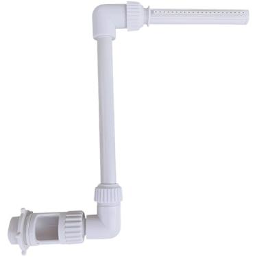 Imagem de Aspirador de cabeça de fonte de piscina, acessório de meia lua aspirador de pó portátil limpador de fonte de piscina com escova, piscina de cabeça única, branca, 27,5 cm x 37,5 cm