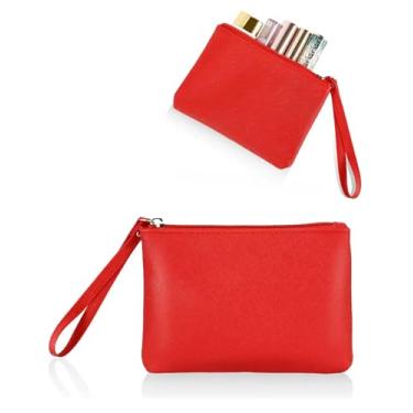 Imagem de Pequena bolsa de maquiagem para bolsa, mini bolsa de cosméticos com zíper, pequena pulseira, organizador de maquiagem minúsculo, batom, produto feminino, porta-moedas para troca de carro, 11 x 16,5