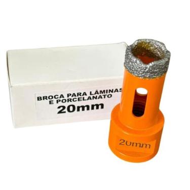 Imagem de Broca Diamantada Serra Copo 20mm M14 Para Furar Porcelanato, Cerâmica,