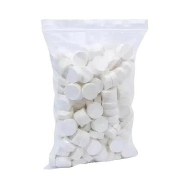 Imagem de 100pcs Toalhas Comprimidas Descartáveis Portáteis Absorventes Para Lav