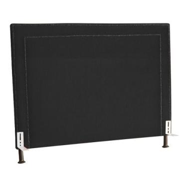 Imagem de Cabeceira para Cama Box Quarto Casal 140cm Viviane Suede - Estopar, Su