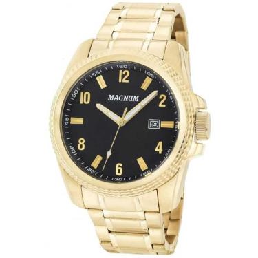 Imagem de Relógio Masculino Magnum Analógico Ma34996U - Dourado
