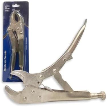 Imagem de Alicate de pressao resistente para apertar, prender, modelar, construir, grande e confiavel, azul