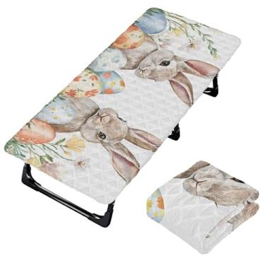 Imagem de Burbuja Lençol de berço de flores silvestres para crianças, lençol de cochilo acolchoado portátil com faixa elástica para meninas e meninos, lavável na máquina, 63,5 x 127 cm