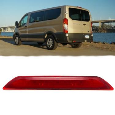 Imagem de DVeiyQuant 3º Terceiro Luz de Freio de Montagem Alta Lâmpada de Luz de Freio Compatível com Ford Transit 2015-2023 150 250 350 350HD Substituição BK3Z13466A BK3Z13466C