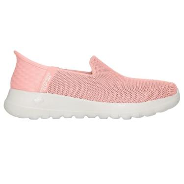 Imagem de Skechers Tênis feminino Slip-ins: GO Walk Joy - Vela, Pêssego, 38
