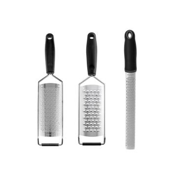 Imagem de Ralador Inox Zester Especiaria Queijo Verduras Citrico 3un