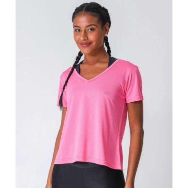 Imagem de Blusa Feminina Fitness Dry Fit Marisa Rosa-52017, Rosa, G