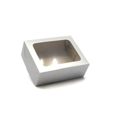 Imagem de 20 Caixas com visor para presente 14x11x5cm - Kaiambá Embalagens e Ace