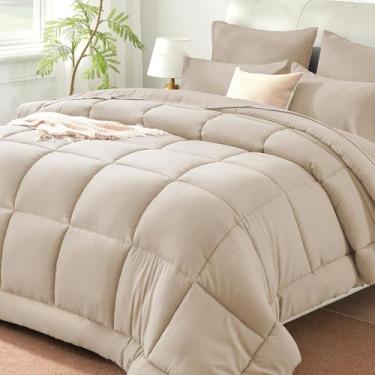 Imagem de Conjunto de roupa de cama SunStyle Home King, edredom leve de 7 peças