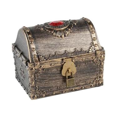 Imagem de Caixa De Tesouro Pirata Vintage Para Crianças, Lembrancinhas De Festa,