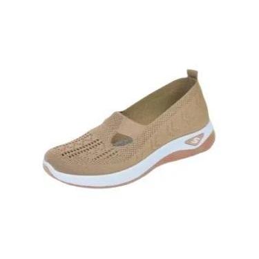 Imagem de  Sapatos femininos 2025 verão tênis casuais malha respirável sola gros