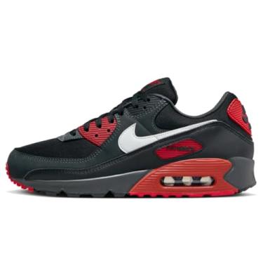 Imagem de Nike Tênis masculino Air Max 90 Premium, Summit branco/preto/vermelho místico, 38