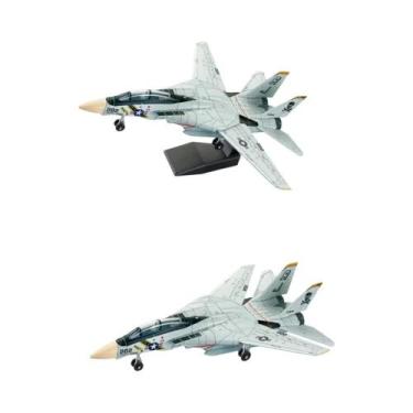 Imagem de Brinquedo De Blocos De Montar Militar Modelo F14 Tomcat J35 Stealth Su