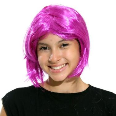 Imagem de Peruca De Chanel Acessório Para Fantasia - Carnaval, ROXO, U