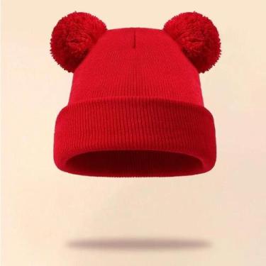 Imagem de Gorro De Malha Quente Para Bebês Meninos E Meninas, Acessórios Infanti