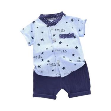 Imagem de Conjunto Casual De Verão Para Bebê Menino 2024 Moda 2 Peças Camiseta E