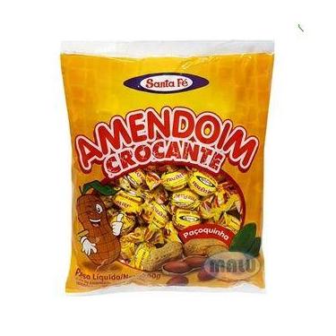 Imagem de Bala Amendoim Crocante Pacote 500g - Santa Fé