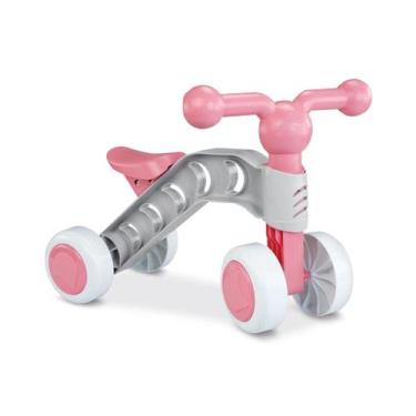Imagem de Triciclo Infantil de Equilíbrio ToyCiclo Rosa Suporta até 30 kg 0151 -