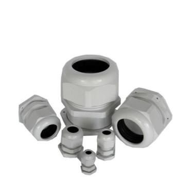 Imagem de Kit 3 Peças Prensa Cabo Cinza Rosca Curta PG 16-C Padrão Sibratec - Ci