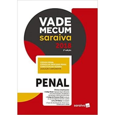 Imagem de Vade Mecum Saraiva  Penal - 2ª Ed. 2018 - SARAIVA (CODIGOS) - GRUPO SA
