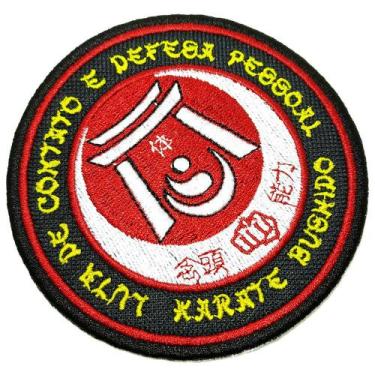 Imagem de Karate Bushido Patch Bordado Termo Adesivo Para Kimono - BR44 Patch