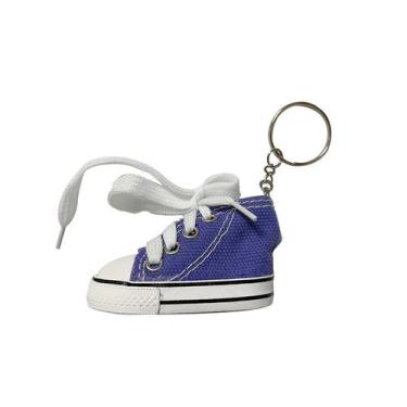 Imagem de Mini tênis Keychain, sapato moderno de lona para homens e mulheres - y
