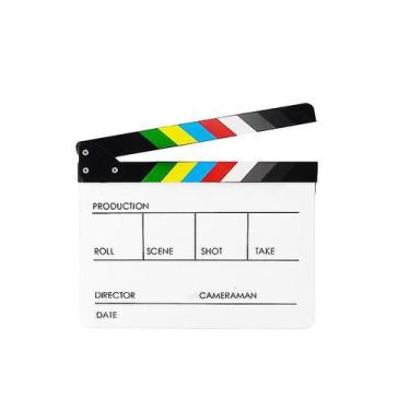Imagem de 1 peça de claquete de acrílico, filme multiuso, clappers Rol - Gloome 