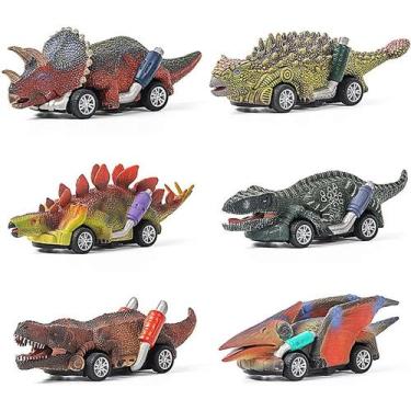 Imagem de Brinquedo de dinossauro Pull Back Cars Toys Dino Cars Toys V - Gloome 